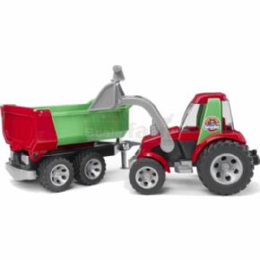 TRACTOR METALICO CON PALA Y REMOLQUE +12 MESES