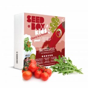 SEMILLERO SEEDBOX KIDS ROJO - CHERRY IN A ROCKET! 