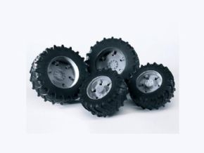 JUEGO DE RUEDAS DOBLES PARA TRACTOR BRUDER