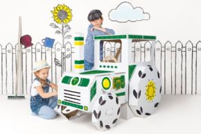 TRACTOR DE CARTON 