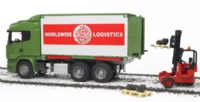 CAMION DE JUGUETE SCANIA CON TORO MECANICO 