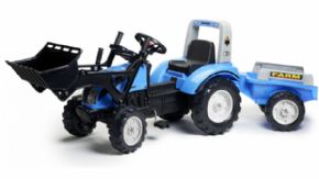 TRACTOR DE PEDALES LANDINI+PALA+REMOLQUE