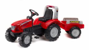 TRACTOR DE PEDALES MC CORMICK X.7+ REMOLQUE