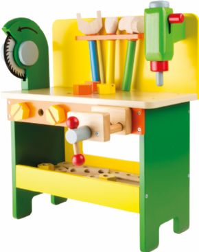 mesa de herramientas para niños