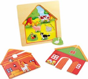 PUZZLE DE MADERA A CAPAS 