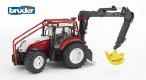 TRACTOR STEYR CON SOPORTE FORESTAL