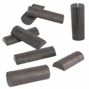 SET DE PEQUEOS TRONCOS DE LEA